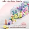 10/24pcs Candy Color Comfortable Antinoise Earplugs Sleep Noise Reduction Ear Protector for Sleep Soft Foam Earplugs Anti-Noise