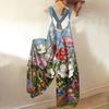 Women's Loose Casual One-piece Summer Floral Print Jumpsuit