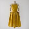 Bride Apron (100% Linen - Mustard)