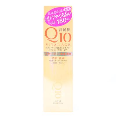 KOSE Vital Age Q10 молочный лосьон 180 мл