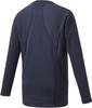 DESCENTE Юношеская футболка с круглым вырезом и длинным рукавом для бейсбола, темно-синяя, для мальчиков JSTD-657B,