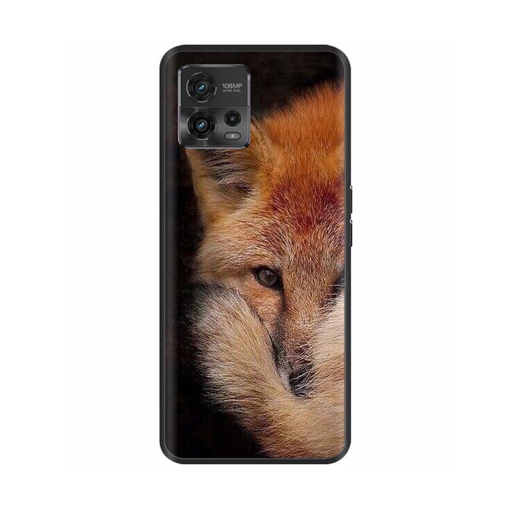 For Moto G72 Case Couple Panda Phone Back Cover For Motorola G72 Cover MotoG72 G 72 Protective Soft Liquid Silicone Funda Bumper