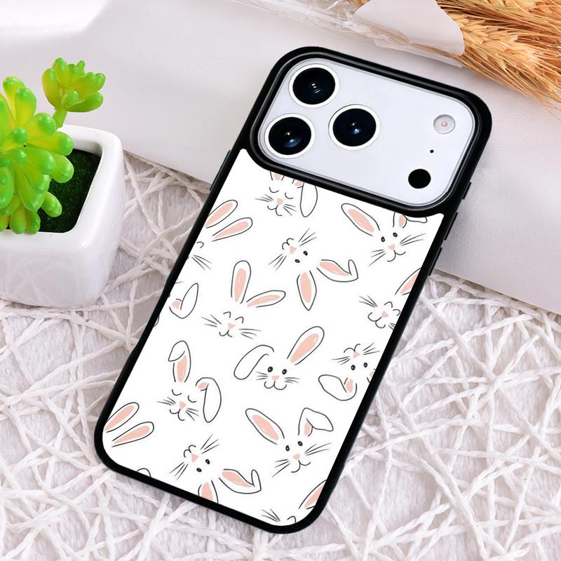 Пасхальный кролик Чехол для телефона для iPhone 17 Air 16 15 11 12 14 13 Pro Max Ударопрочный чехол