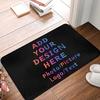 Custom Pet Rug Upload Your Logo Photo Text Personalized Doormat Soft Custom Rug For Front Door Christmas Gifts Halloween Decor