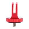 14 Мини-адаптер для крепления штатива Видеокамера Аксессуар Алюминиевый сплав (красный)