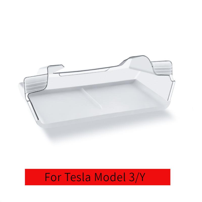 Для Tesla Model 3/Y новая Model 3/Y 2025 Ящик для хранения под экраном Органайзер-лоток для скрытого хранения центральной консоли Автоаксессуары