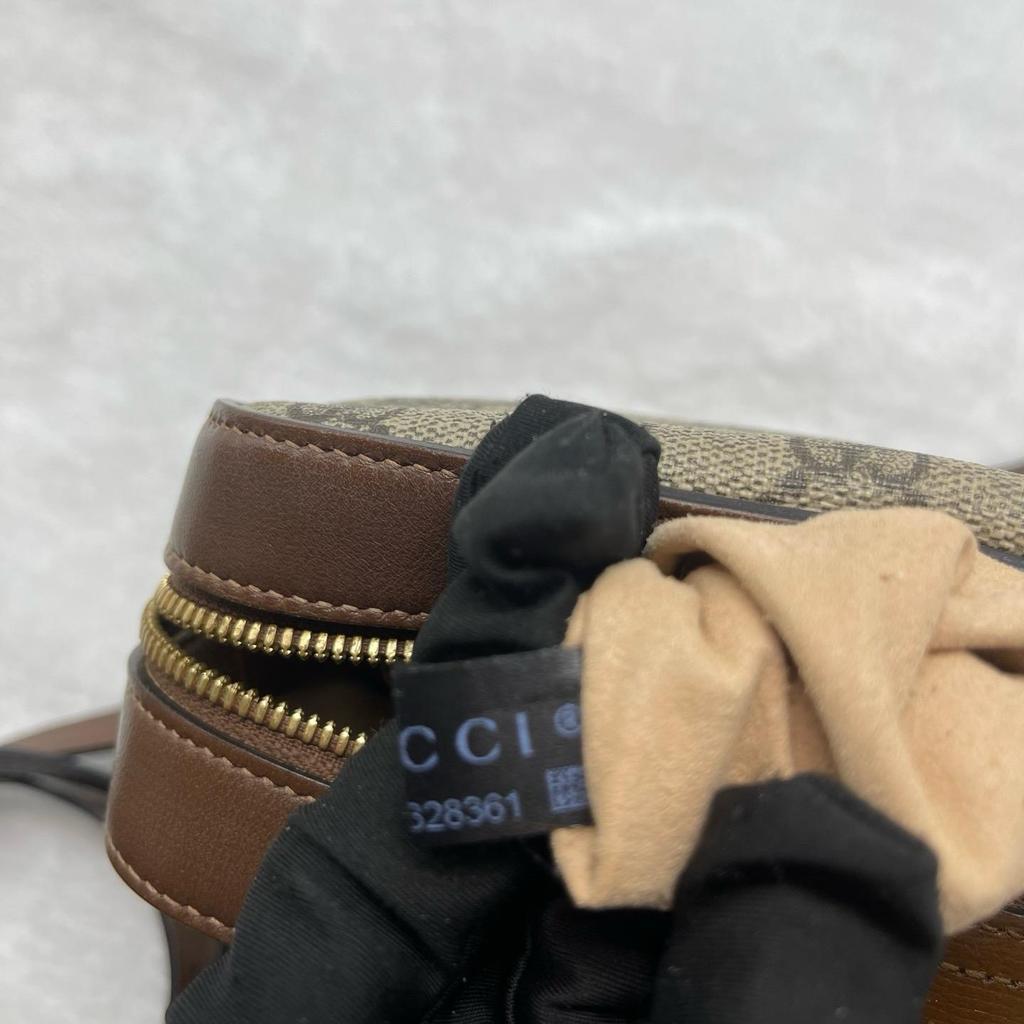 [Pre-Owned] Gucci Horsebit 1955 Small Shoulder Bag 'Beige/Ebony' - Very Good #1U5QXEV