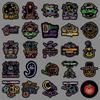50 Neon Halloween Graffiti Stickers - Cartoon Festival Decorations for Suitcases & Phone Cases