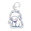 Акриловый вздыхающий брелок для ключей с животным Котенок Панда Брелок Курица Вздыхающий Подвеска Кот Унисекс