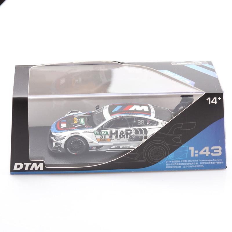 1:43 M4 DTM With Display Box Alloy Car Diecasts & Toy Vehicles Car Model Miniature Scale Model Car For Children