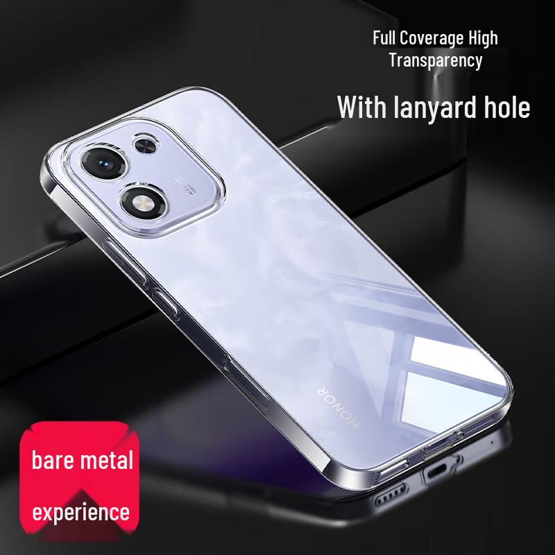 ESCASE Прозрачный противоударный чехол из ТПУ для Honor X70i