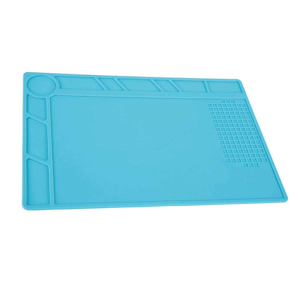 Soldering Station 500 Degrees C Heat Resistant Pad Phone Watch Repair NOn Slip Silicone Mat