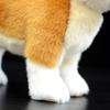 Cute Dog Doll Simulation Japanese Shiba Inu Akita Dog Figurine Standing Dog Plush Toys