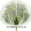 Fruit Tree Netting Covers with Zipper & Drawstring Closure, Heavy-Duty PE Proof Net, Garden Protection Netting for Fruit Trees