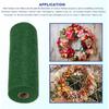 MECCANIXITY 3pcs 10 Inch Poly Burlap Mesh for Wreath, Decorative Mesh Fabric Ribbon 10 Yard for Fall Easter Christmas Flower Bow, Dark Green