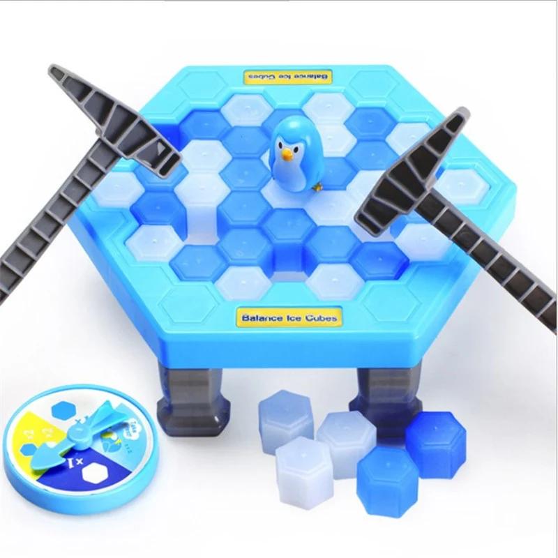 Мини-ловушка для пингвинов Настольная игра Ледокол Спаси пингвина Игровая вечеринка Интерактивное развлечение для родителей и детей Настольные игрушки Подарок ребенку