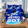 Милый Робот Вселенной Комплект Постельного Белья из Трех Предметов с 3D Цифровой Печатью
