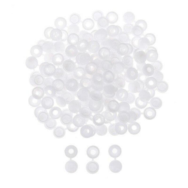 100 шт., практичный навесной пластиковый винт, складная защелка, защитный колпачок, кнопки, гайки, болты, защита мебели, фурнитура для внешнего декора