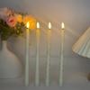 Moving Flame Taper Candles With Remote And Timer, Flameless LED Candlesticks Flickering With Moving Wick, Christmas Decorations