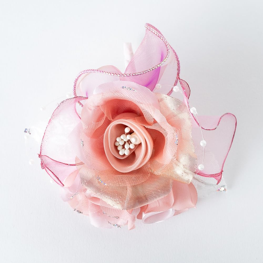 De Corsage Свадебный Выпускной Формальный Жемчужный Зажим с Футляром Сделано в Японии Розовый [RC] CH-016