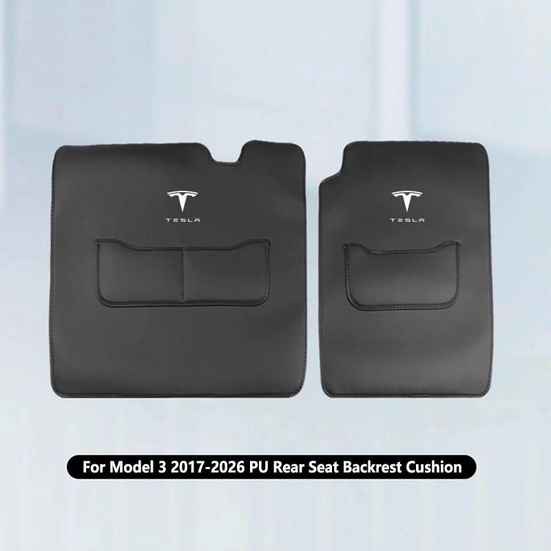 AAAIT1 For Tesla Model Y Juniper Model 3 Highland 2017-2026 Trunk Mat Full Coverage Seat Backrest Protective Cargo Liner Anti Dirty Pad
