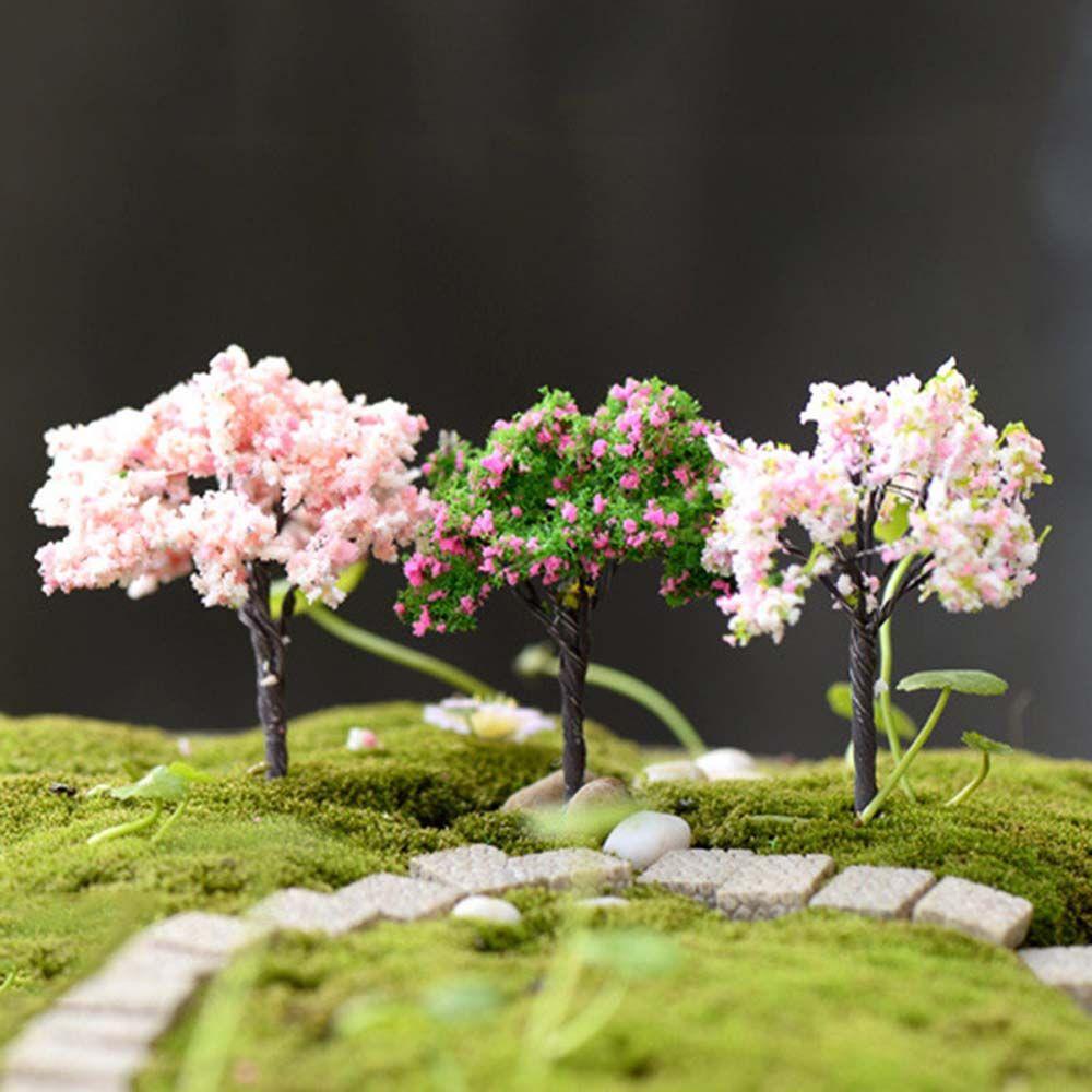 Plastic DIY Accessories Decoration Fairy Crafts Miniatures Simulation Tree Terrarium Landscaping