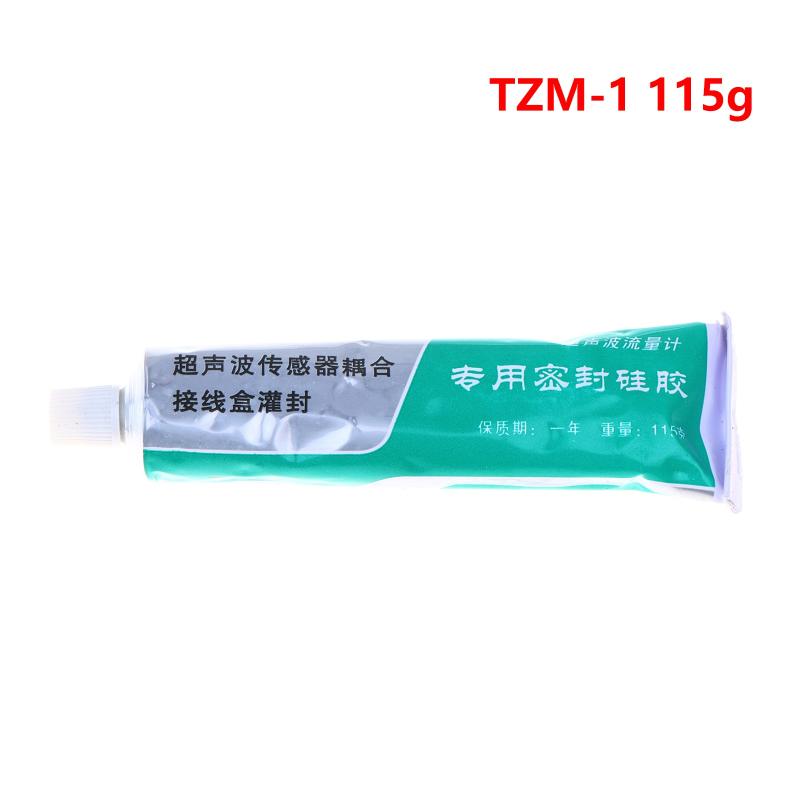 Ultrasonic Flowmeter Sensor Coupling Agent 115/120g TZM-1 High Conductivity Sealant for Industrial Pipe Flow Testing
