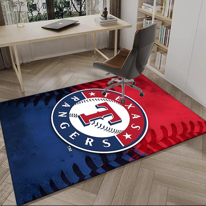 Texas Baseball Carpet, Kitchen Rugs, Yoga Mat, Non-Slip Mats, Rug for Bathroom, Living Room bedroom, Camping Rugs Christmas Gift
