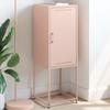 VidaXL Highboard Pink 36x39x107 Cm Steel, Buffet, Cupboard, Sideboard, Cabinet, Storage Cabinet, High Cabinet, 846531