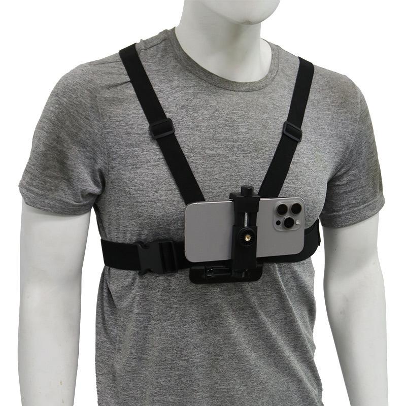 GoPro Action Camera & Mobile Accessories: Cycling Chest Strap & Headband Set