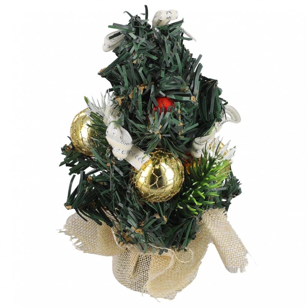 Mini Table Top Christmas Tree Small Desk Xmas Tree Party Ornament Decorated Tree