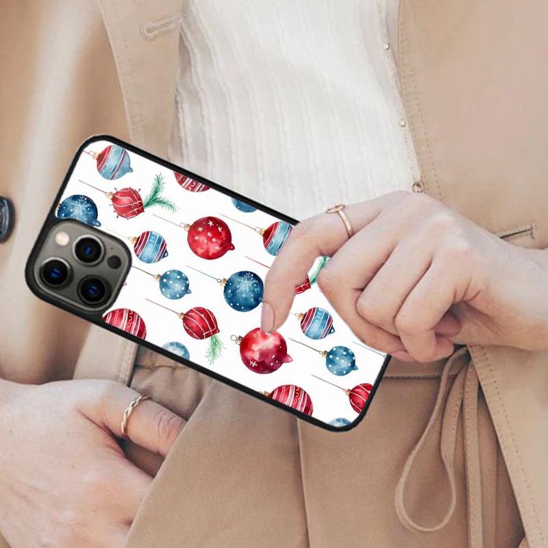 Christmas Baubles Magnetic Phone Case For APPLE iPhone 17 Air 16 14 13 12 Pro Max 15 Plus Wireless Charge With MagSafe Cover