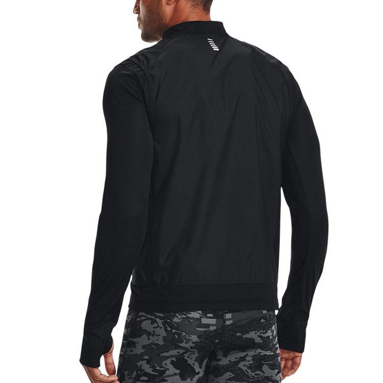 Under Armour Утеплитель для бега, спортивный однотонный пуховый жилет, мужские жилеты, черный 1364790-001