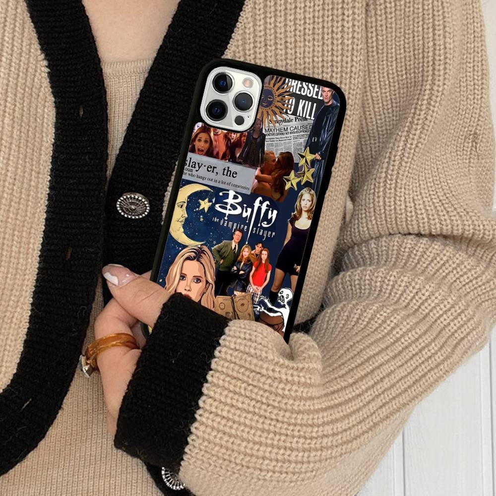 B-Buffy The Vampire Slayer Phone Case For IPhone 17 16 15 14 13 12 11 Pro Max Plus MiNi 17Air PC+TPU Armor Cover