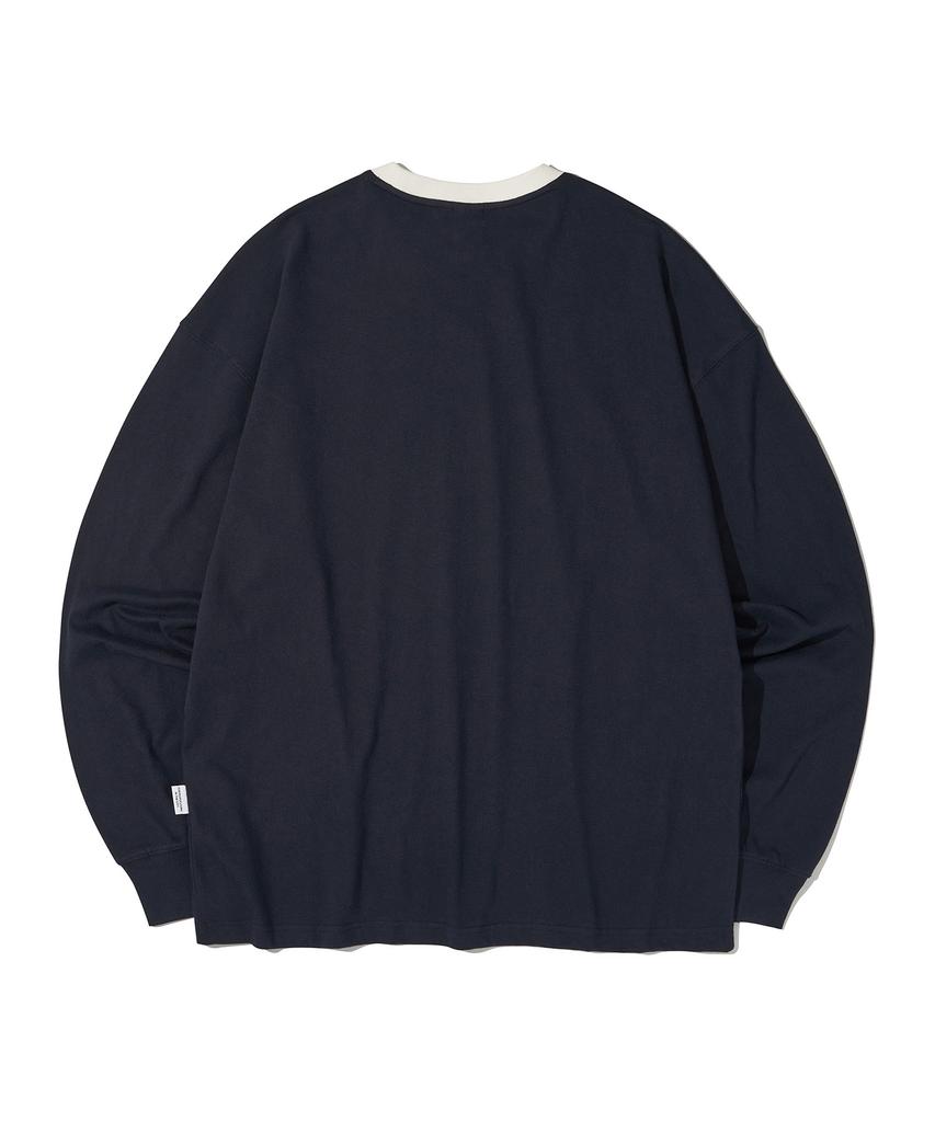 URBANDTYPE Football Jersey Long Sleeve_Navy