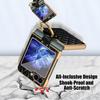 Роскошный многоцветный чехол для телефона Samsung Galaxy Z Flip 7 fe 6 5 4 3 Женский Защитный Ароматный Чехол-Кольцо