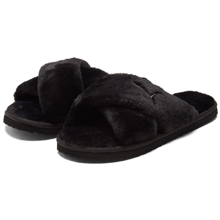 Puma Кроссовки Fluff X Strap Slide Черные женские белые 384936-01