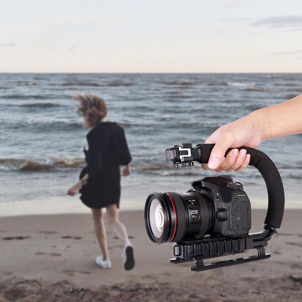 Держатель камеры U-Grip с винтовым креплением 1/4 и губчатой ручкой, идеально подходит для фото- и видеосъемки на открытом воздухе