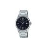 Серия STANDARD простой ретро маленький круглый часы business casual мода кварцевый механизм стальной ремешок японский и корейский MTP-V002D-1B3