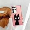 Милый Чехол-Счастливый Кот для Samsung Galaxy S25 S20 FE S22 Ultra S24 FE S25Edge S23 S21 Note 20 Ultra Чехол для Телефона