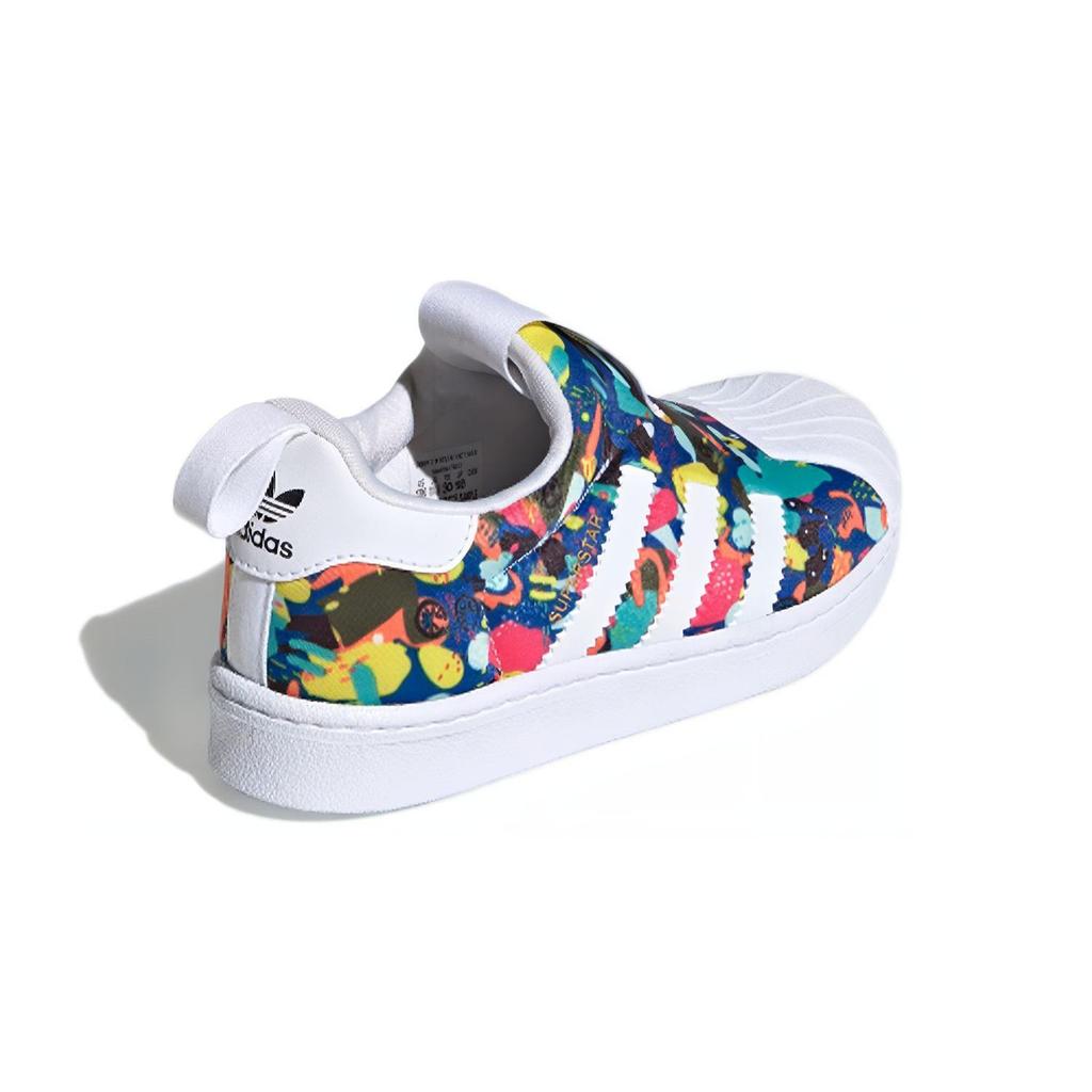 adidas Оригинальные SUPERSTAR 360 C Низкие кеды для скейтбординга для детей Разноцветные Дети возрастом 3-7 лет EE6264