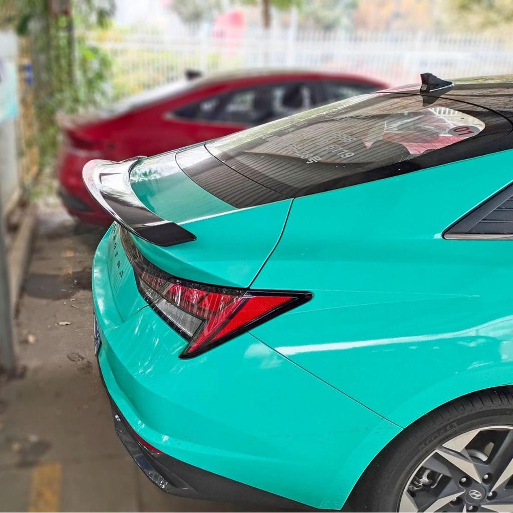 Комплект переднего сплиттера и юбок для Hyundai Elantra 7-го поколения: Бампер Анти-Коллизия