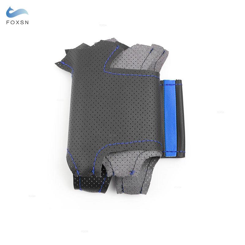 Для Citroen Triumph Old C4 C-quatre салон автомобиля чехол на руль ручная оплетка перфорированная кожаная отделка с иглами и нитками