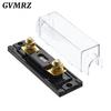 1set ANL-H ANL-B Transparent Car Fuse Box ANL Fuse Holder Distribution in line 0 4 8 GA Positive With ANL Fuse Fusible 100A 200A
