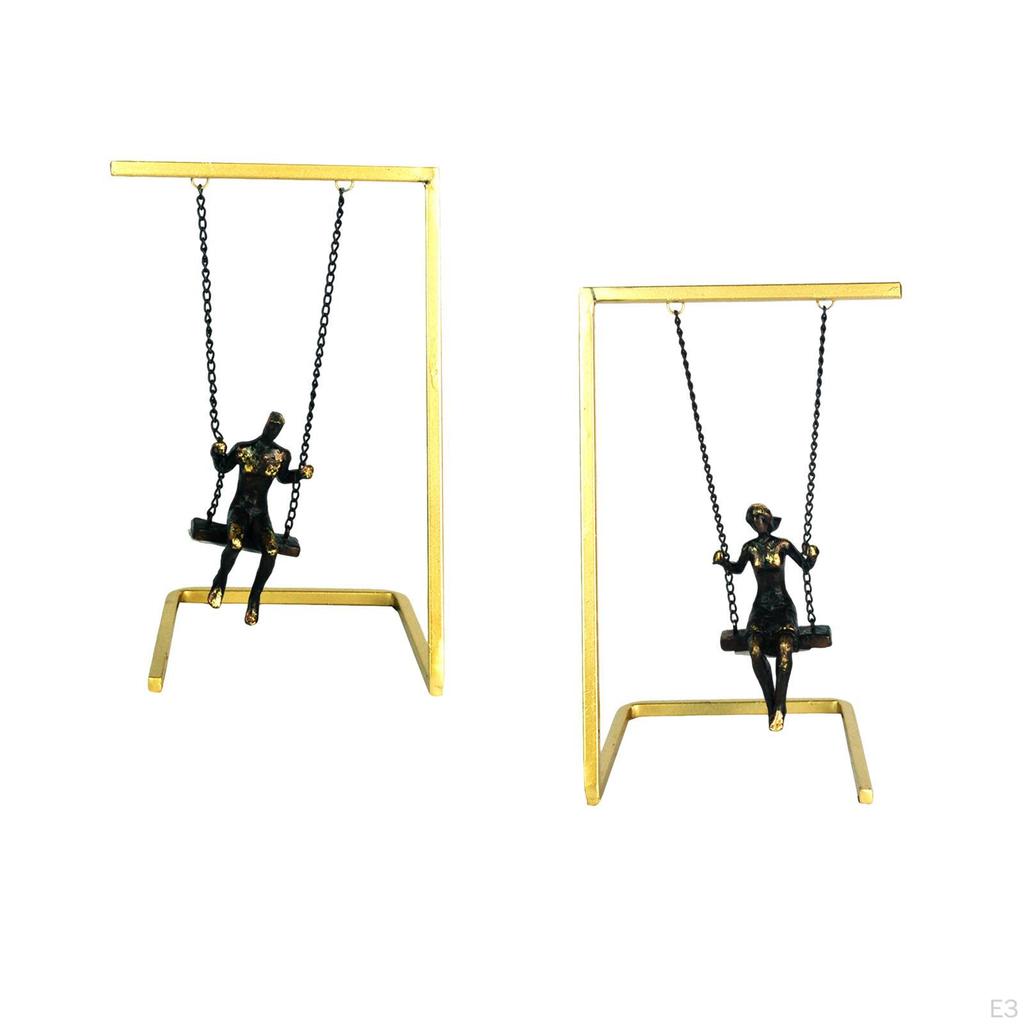 Elegant Swing Figure Sculpture for Stylish Home Decor