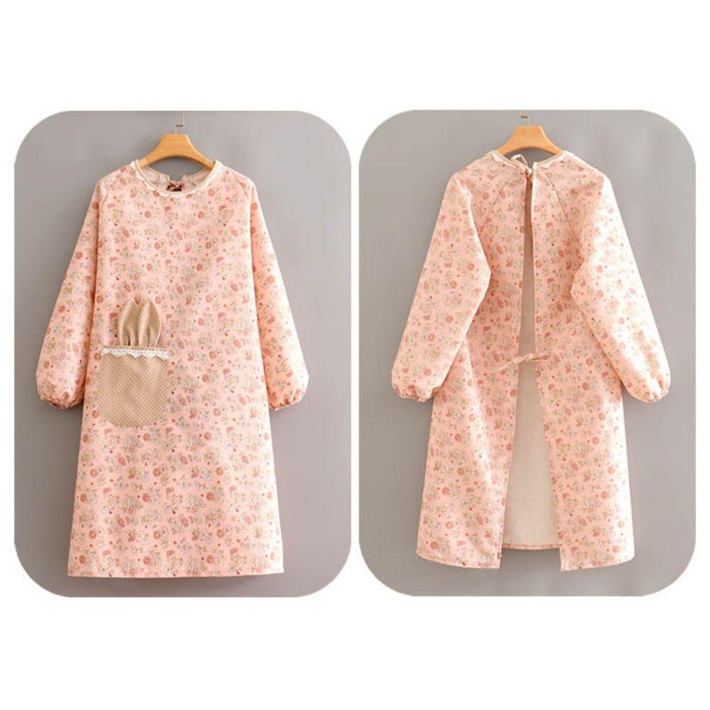 Print Barista Apron Waterproof Restaurant Uniform Cleaning Tools Work Apron  Coffee House
