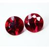 Round Diamond Cut Gemstone Pair 10 Ct Natural Red Ruby CERTIFIED Loose Gemstone MQ-8474 00J