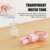 USB Rechargeable Mini Handheld Fan Portable Misting Fan With 4 Adjustable Speed Spray Water Mist Fan Outdoor Camping Travelling