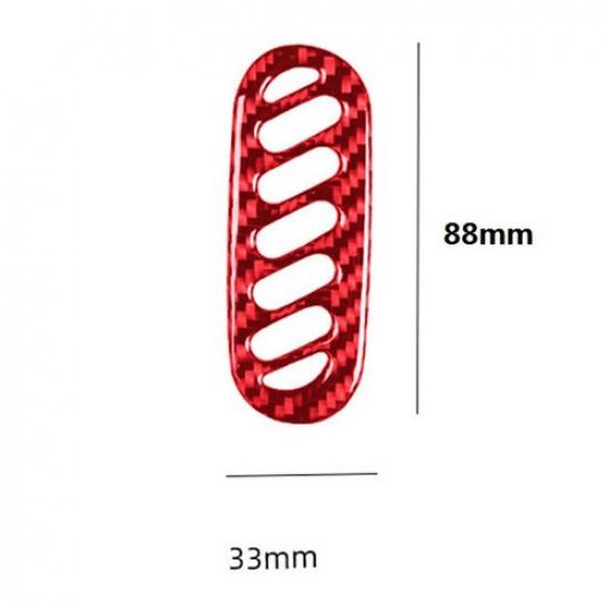 Carbon Fiber Door Pillar Air Vent Cover Trim Fit For Chevrolet Corvette C5 98-04