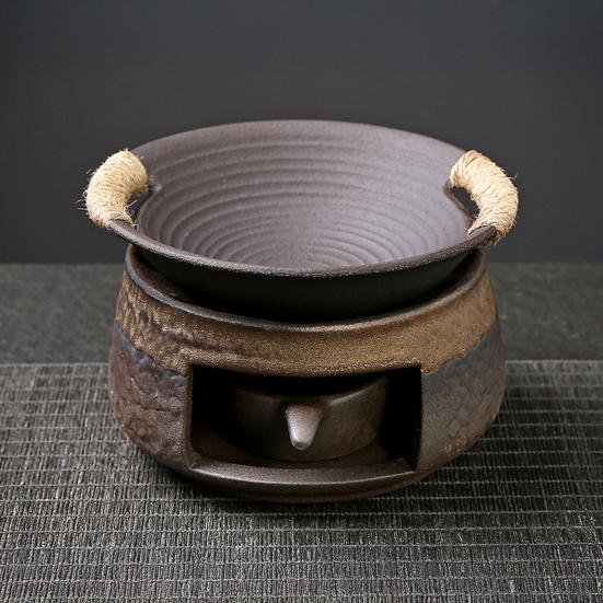 Керамическая грелка для чая, свечная плита для подогрева с подставкой для чайника, диффузор для ароматерапии для подогрева чая, раскрытия аромата, домашний офис, декор для медитации